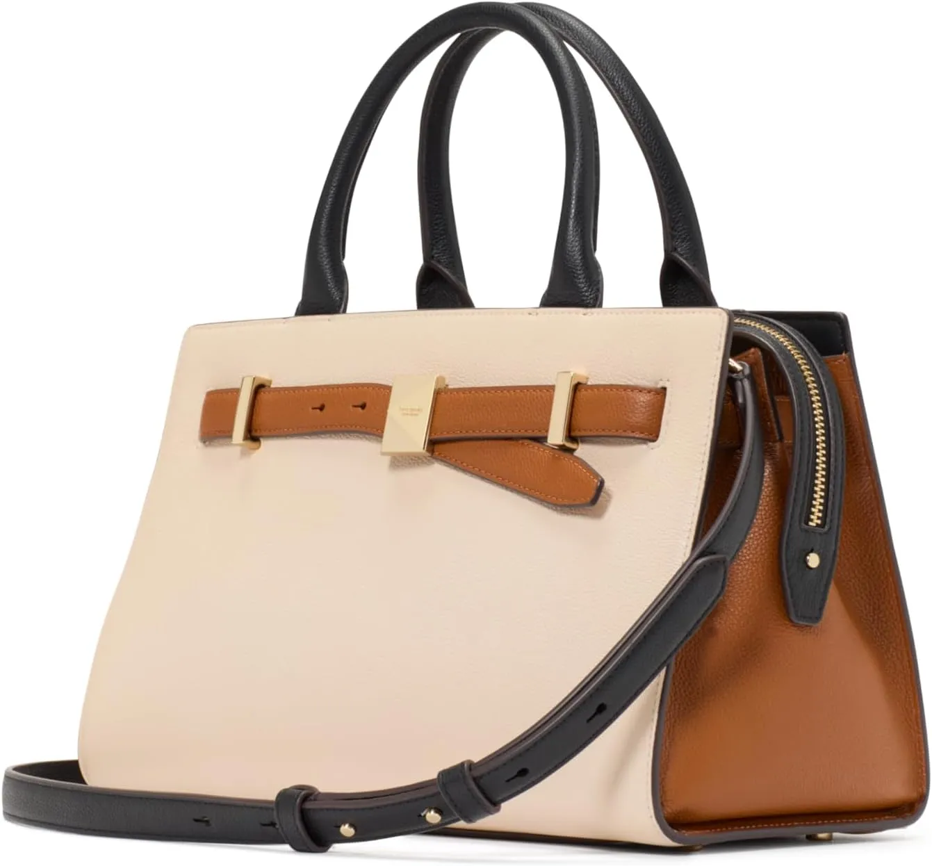 kate spade new york Deco Pebbled Leather Medium Satchel