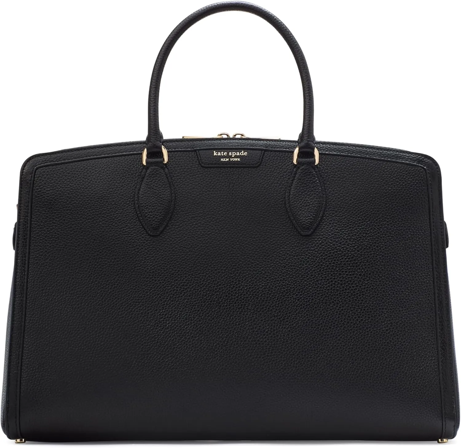 kate spade new york Hudson Pebbled Leather Commuter Laptop Bag, Black