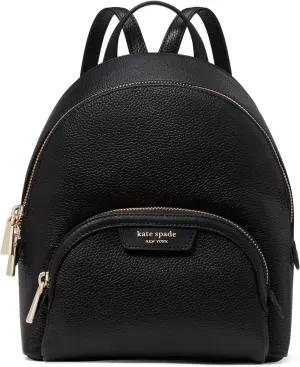 kate spade new york Hudson Pebbled Leather Small Backpack, Black