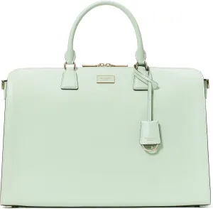 kate spade new york Serena Saffiano Leather Laptop Bag, Pistachio Ice