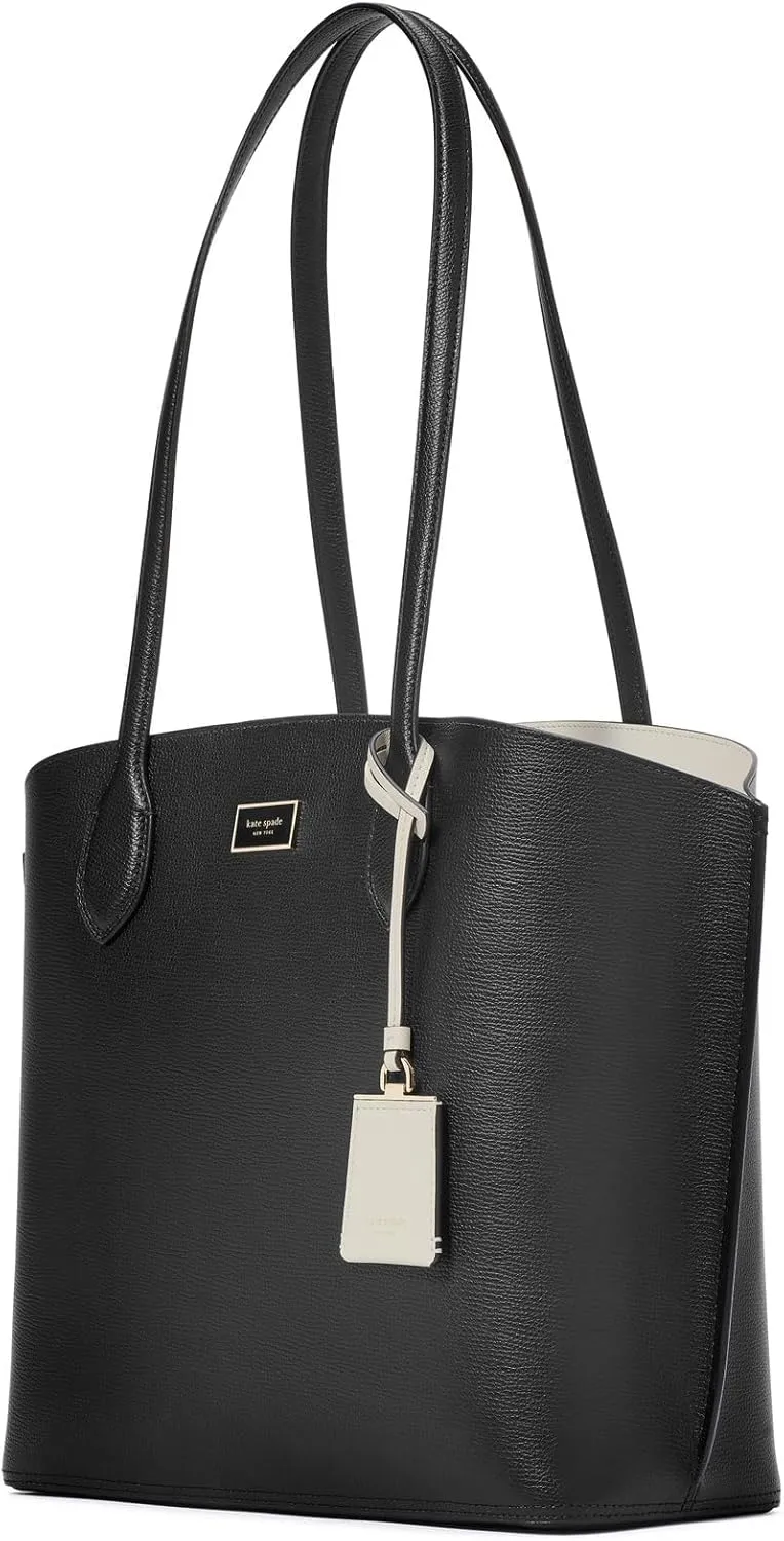 kate spade new york Suite Crossgrain Leather Large Open Tote