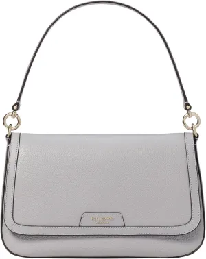 kate spade new york Women's Hudson Pebbled Leather Flap Shoulder Bag