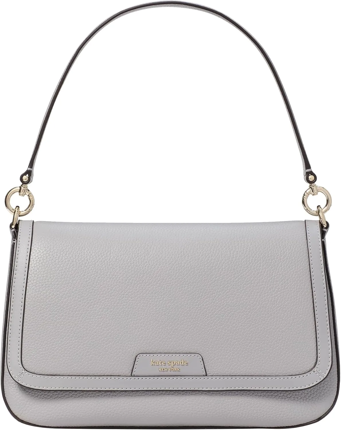 kate spade new york Women's Hudson Pebbled Leather Flap Shoulder Bag