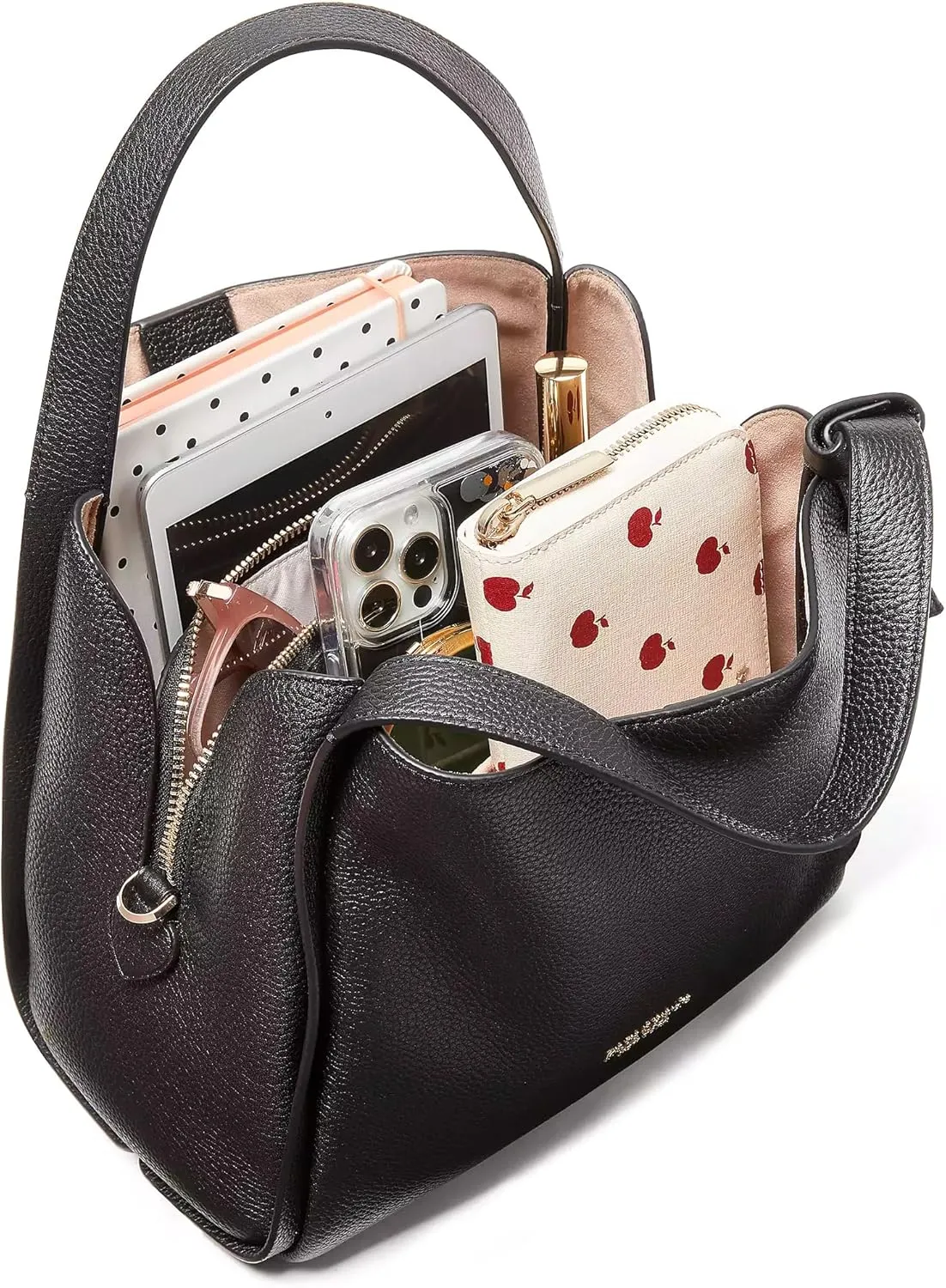 kate spade new york Women's Knott Pebbled Leather Medium Crossbody Tote