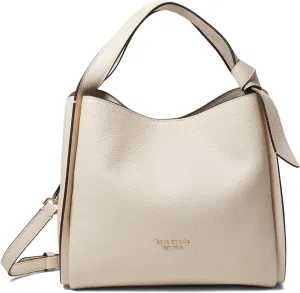kate spade new york Women's Knott Pebbled Leather Medium Crossbody Tote