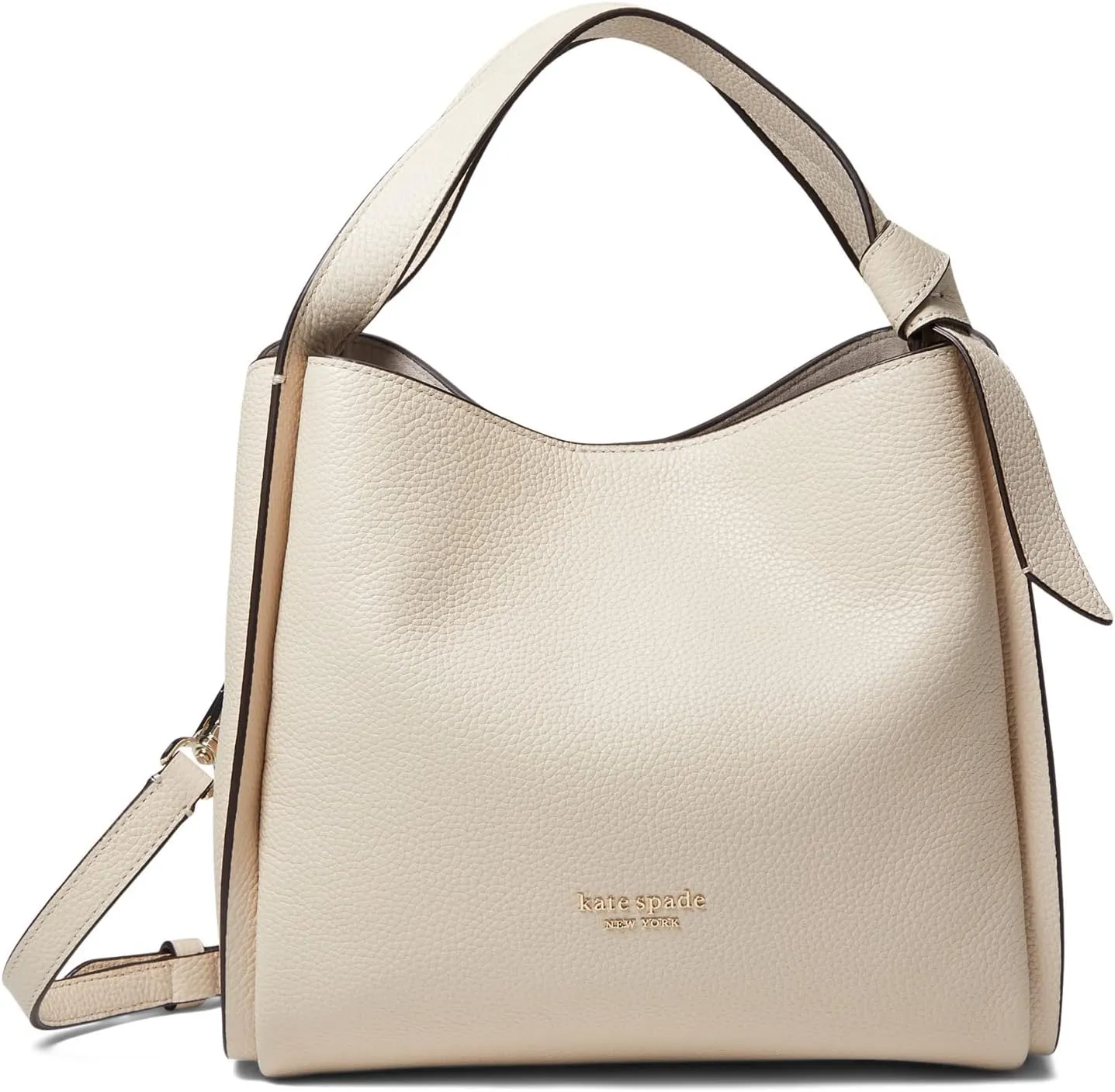 kate spade new york Women's Knott Pebbled Leather Medium Crossbody Tote