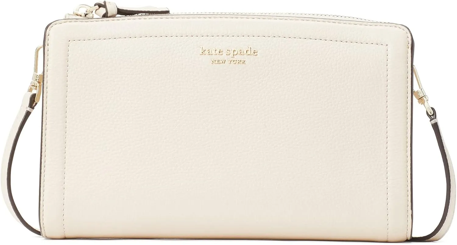 kate spade new york Women's Knott Pebbled Leather Small Crossbody