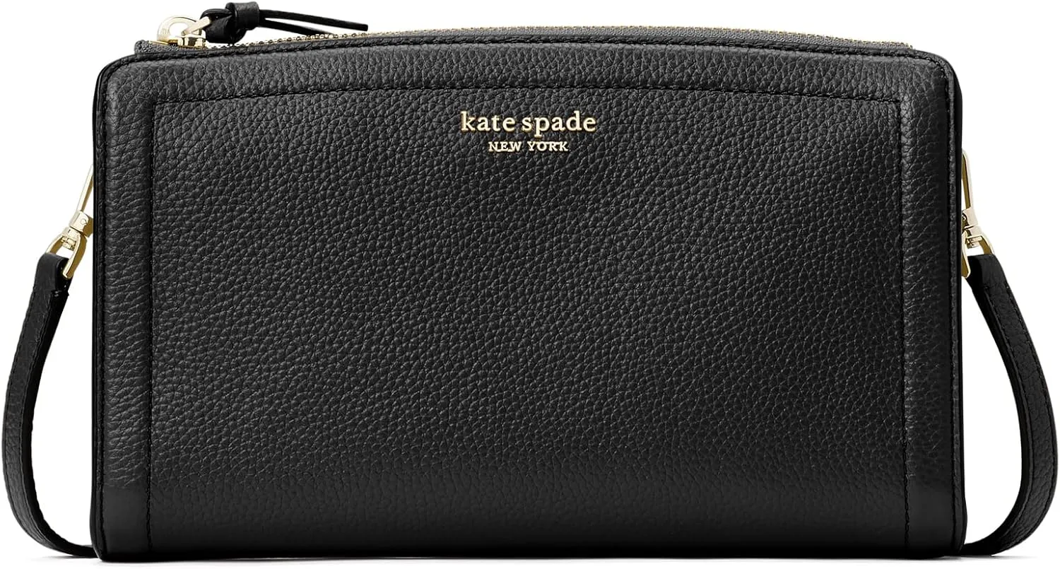 kate spade new york Women's Knott Pebbled Leather Small Crossbody