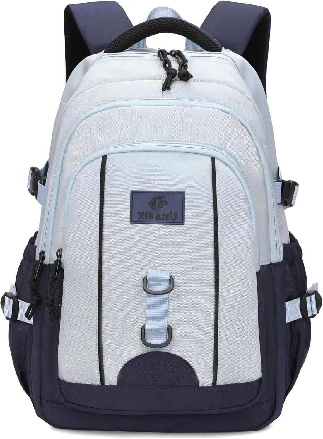 Kids Backpack for Boys & Girls, Middle School Backpacks, Elementary School Bookbag, Blue, L 12.59 W 7.87 H 18.89 inches