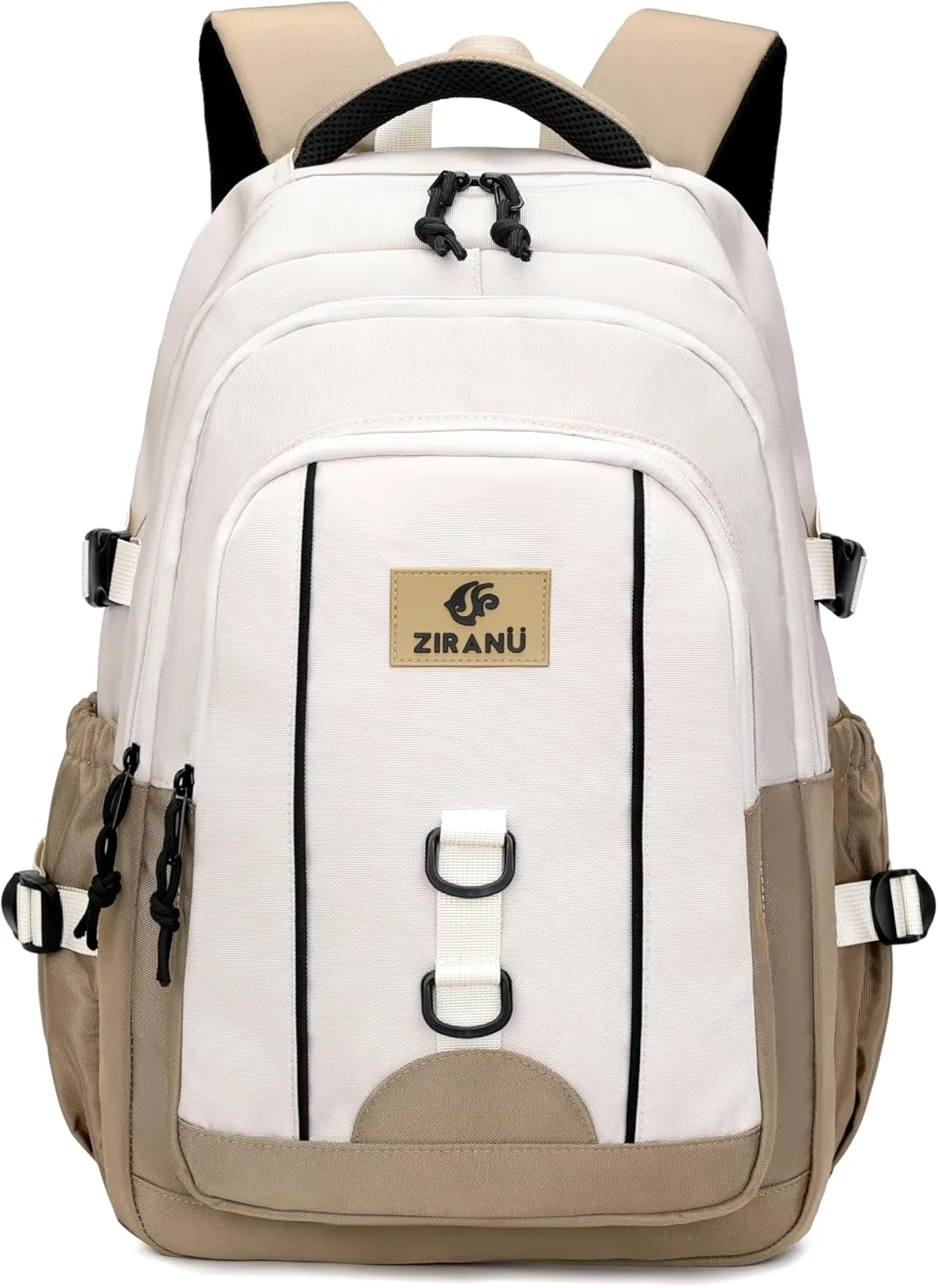 Kids Backpack for Boys & Girls, Middle School Backpacks for Teens Boys, Elementary Student Bookbag School Bags for Boys Casual Daypack,Khaki