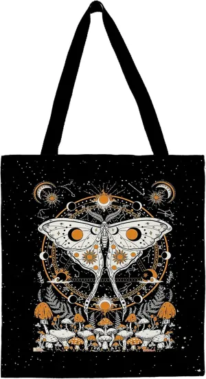 Kunlisa Dead Moth Tote - Goth Bag for Women