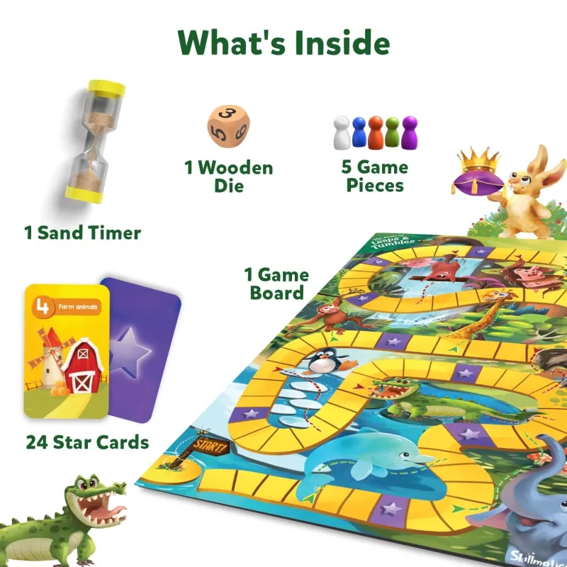 Leaps & Tumbles | Fun Family Board Game (ages 3 )