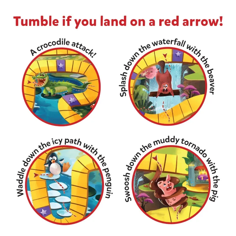 Leaps & Tumbles | Fun Family Board Game (ages 3 )