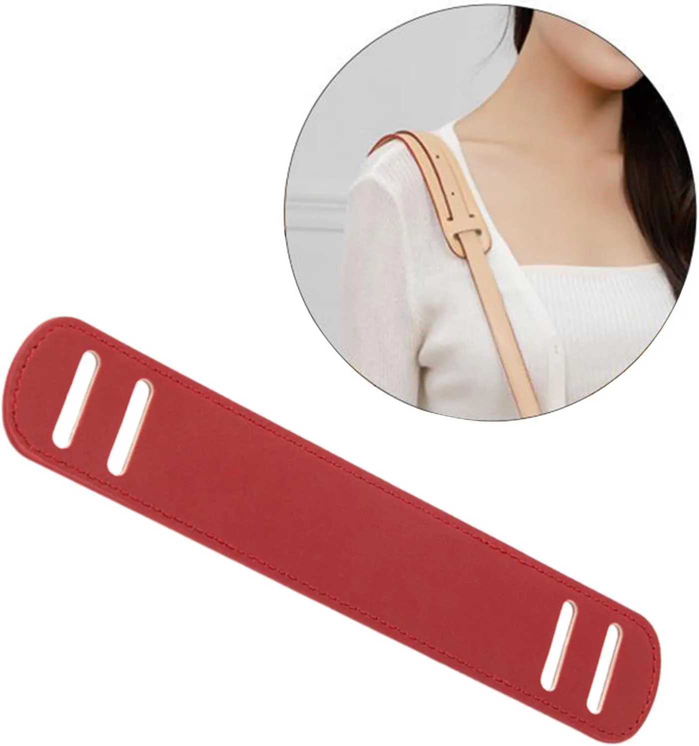 Leather Shoulder Strap Pad Handle Wrap Pad for Purses Satchels Laptop Case Tote