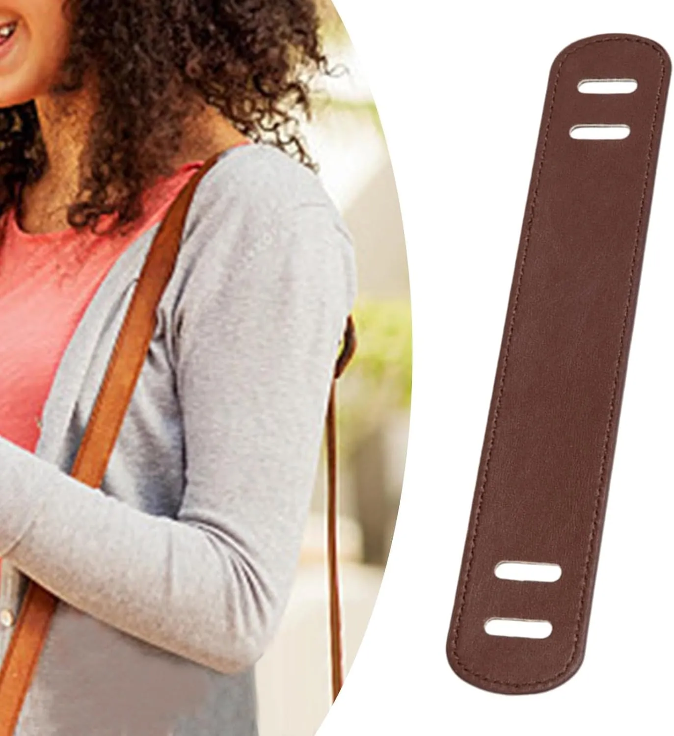 Leather Shoulder Strap Pad Handle Wrap Pad for Purses Satchels Laptop Case Tote