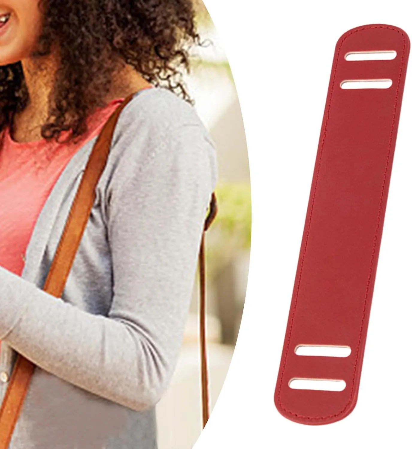 Leather Shoulder Strap Pad Handle Wrap Pad for Purses Satchels Laptop Case Tote