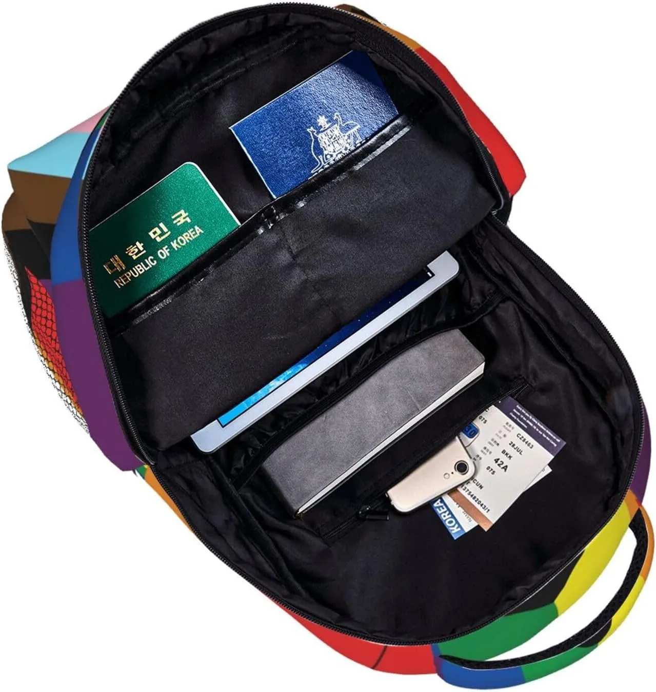 LGBT Gay Pride Backpack,Cute Bookbags Laptop Bag Shoulder Bags Travel Hiking Camping Daypack for Men Women
