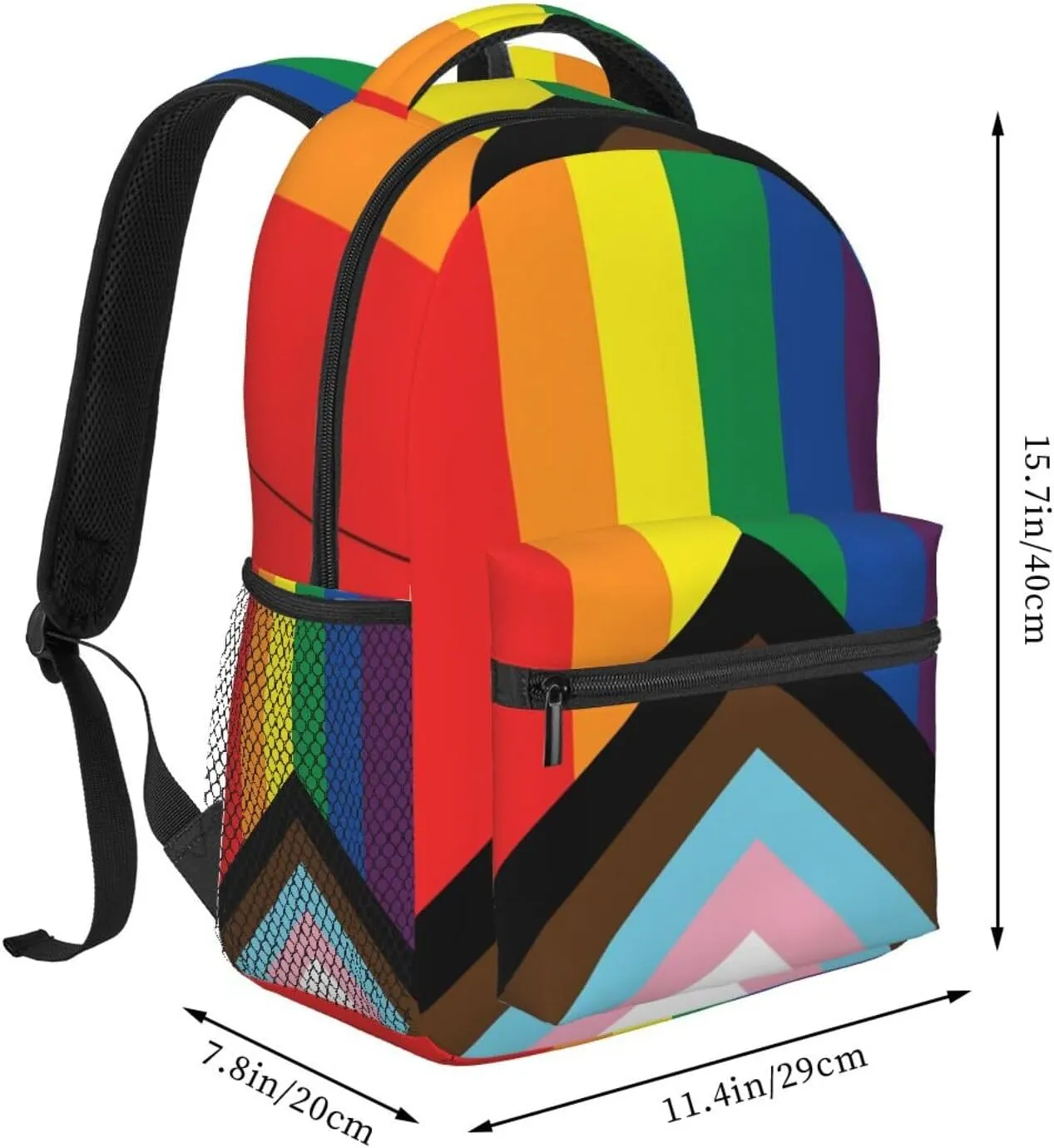 LGBT Gay Pride Backpack,Cute Bookbags Laptop Bag Shoulder Bags Travel Hiking Camping Daypack for Men Women