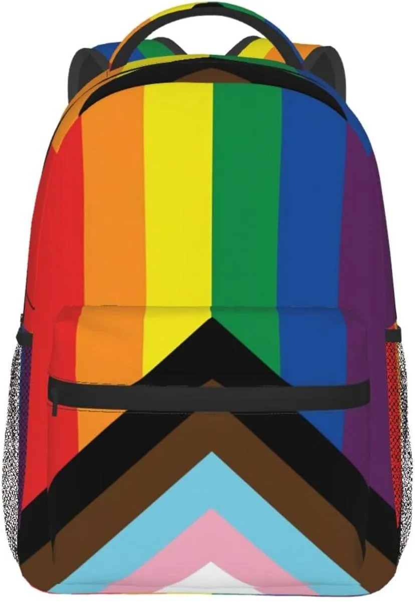 LGBT Gay Pride Backpack,Cute Bookbags Laptop Bag Shoulder Bags Travel Hiking Camping Daypack for Men Women