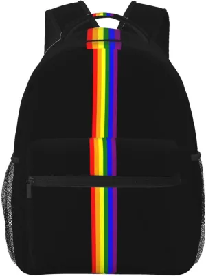 LGBT Gay Pride Backpack,Cute Bookbags Laptop Bag Shoulder Bags Travel Hiking Camping Daypack for Men Women