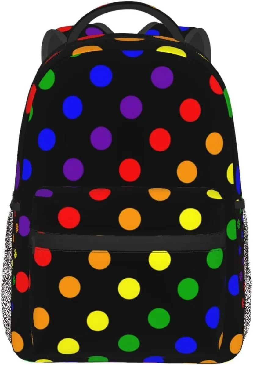 LGBT Gay Pride Backpack,Cute Bookbags Laptop Bag Shoulder Bags Travel Hiking Camping Daypack for Men Women