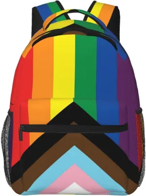 LGBT Gay Pride Backpack,Cute Bookbags Laptop Bag Shoulder Bags Travel Hiking Camping Daypack for Men Women
