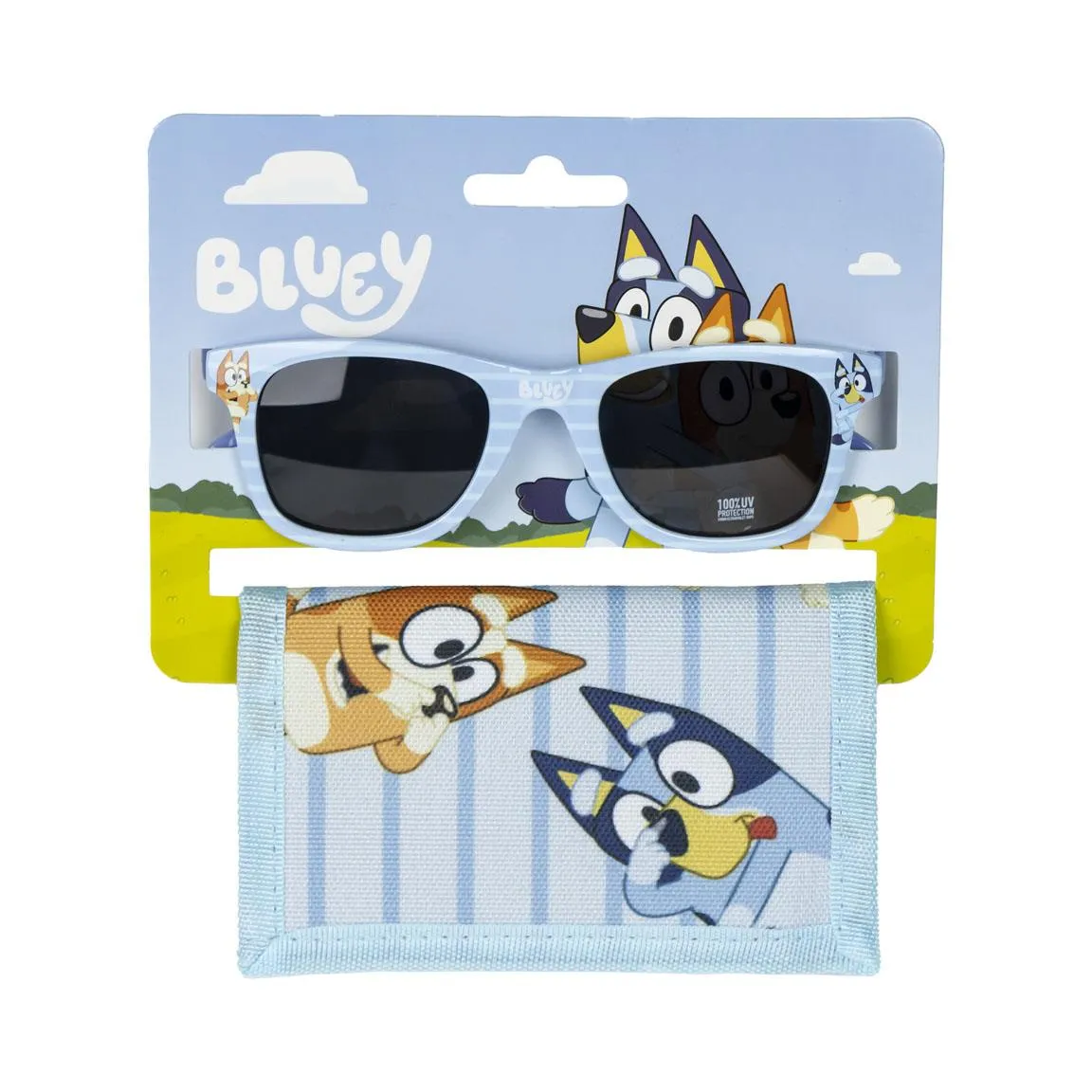 Licensed Bluey Kids Sunglasses   Wallet Set