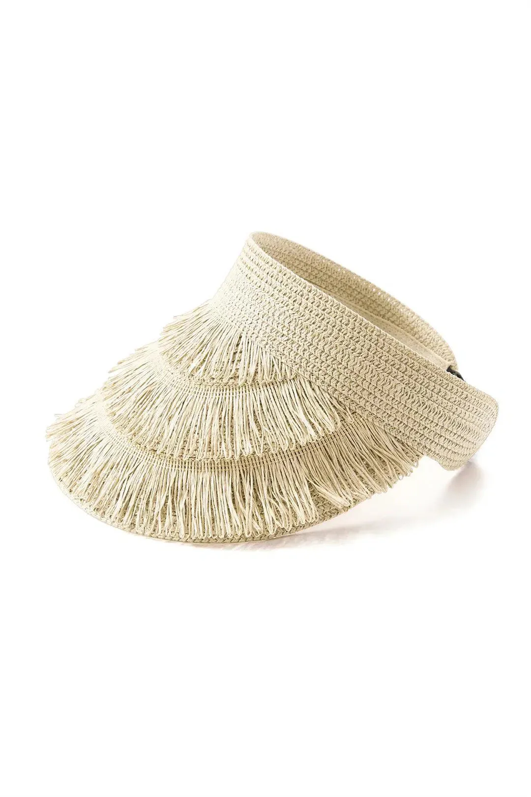 Lorielle – Summer fringe – Wide-brim visor