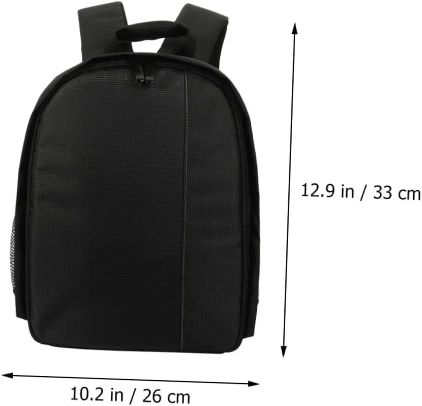 Lurrose 1Pc Camera Backpack for DSLR Unisex with Tripod Holder Versatile Storage for Beach Hiking Shopping and Daily Use Grey