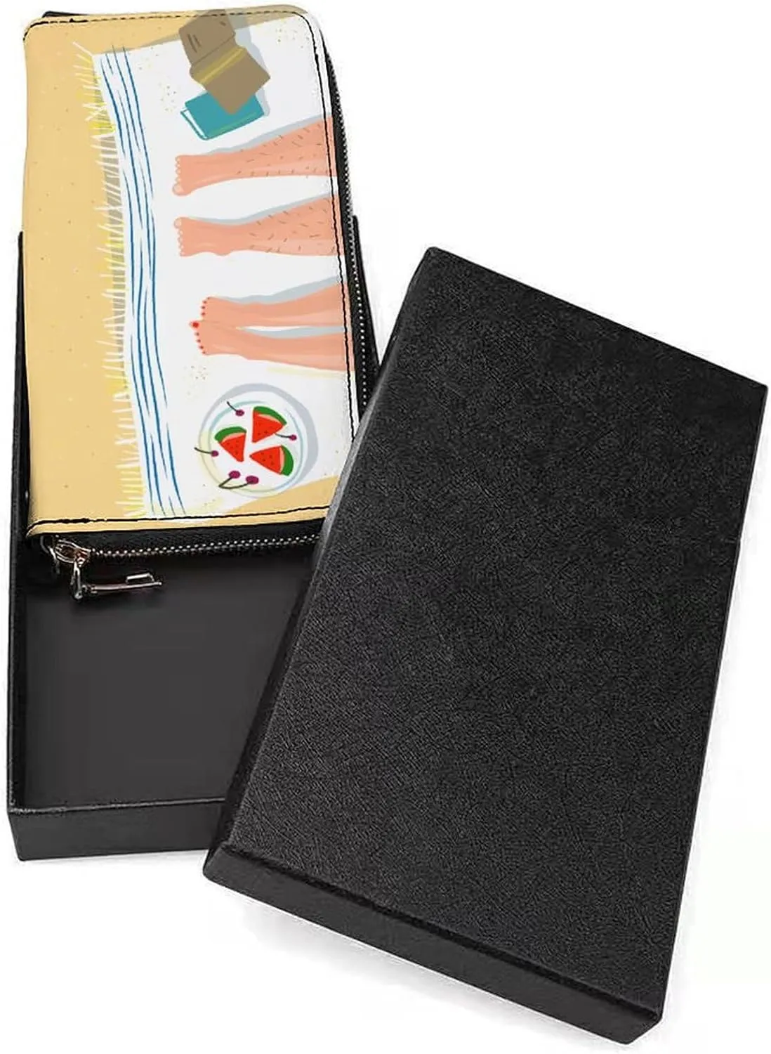 Luxury Long Handbag - PU Leather Large Capacity Clutch Purse with Multiple Card Slots | Elegant Travel Wallet, Party Evening Bag, Gift Box Included (Multiple Colors)