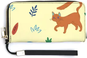 Luxury Long Handbag - PU Leather Large Capacity Clutch Purse with Multiple Card Slots | Elegant Travel Wallet, Party Evening Bag, Gift Box Included (Multiple Colors)