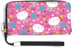 Luxury Long Handbag - PU Leather Large Capacity Clutch Purse with Multiple Card Slots | Elegant Travel Wallet, Party Evening Bag, Gift Box Included (Multiple Colors)