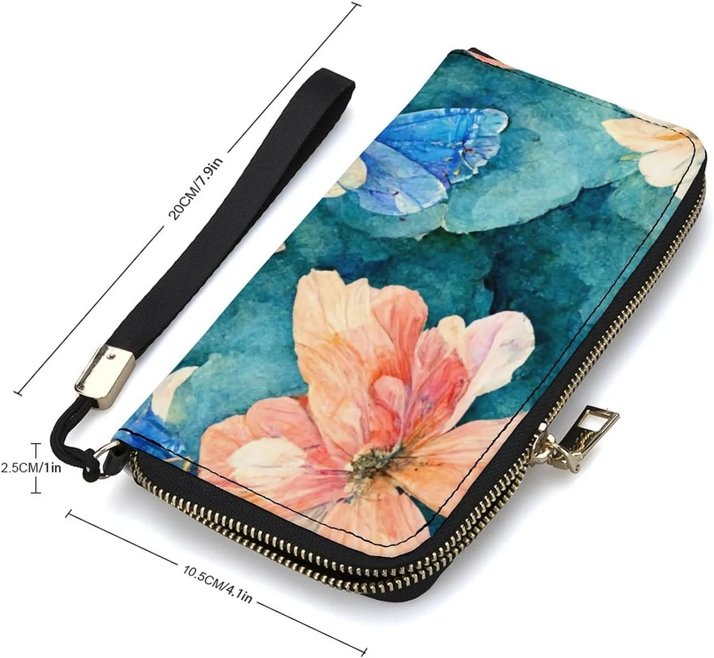 Luxury Long Handbag - PU Leather Large Capacity Clutch Purse with Multiple Card Slots | Elegant Travel Wallet, Party Evening Bag, Gift Box Included (Multiple Colors)