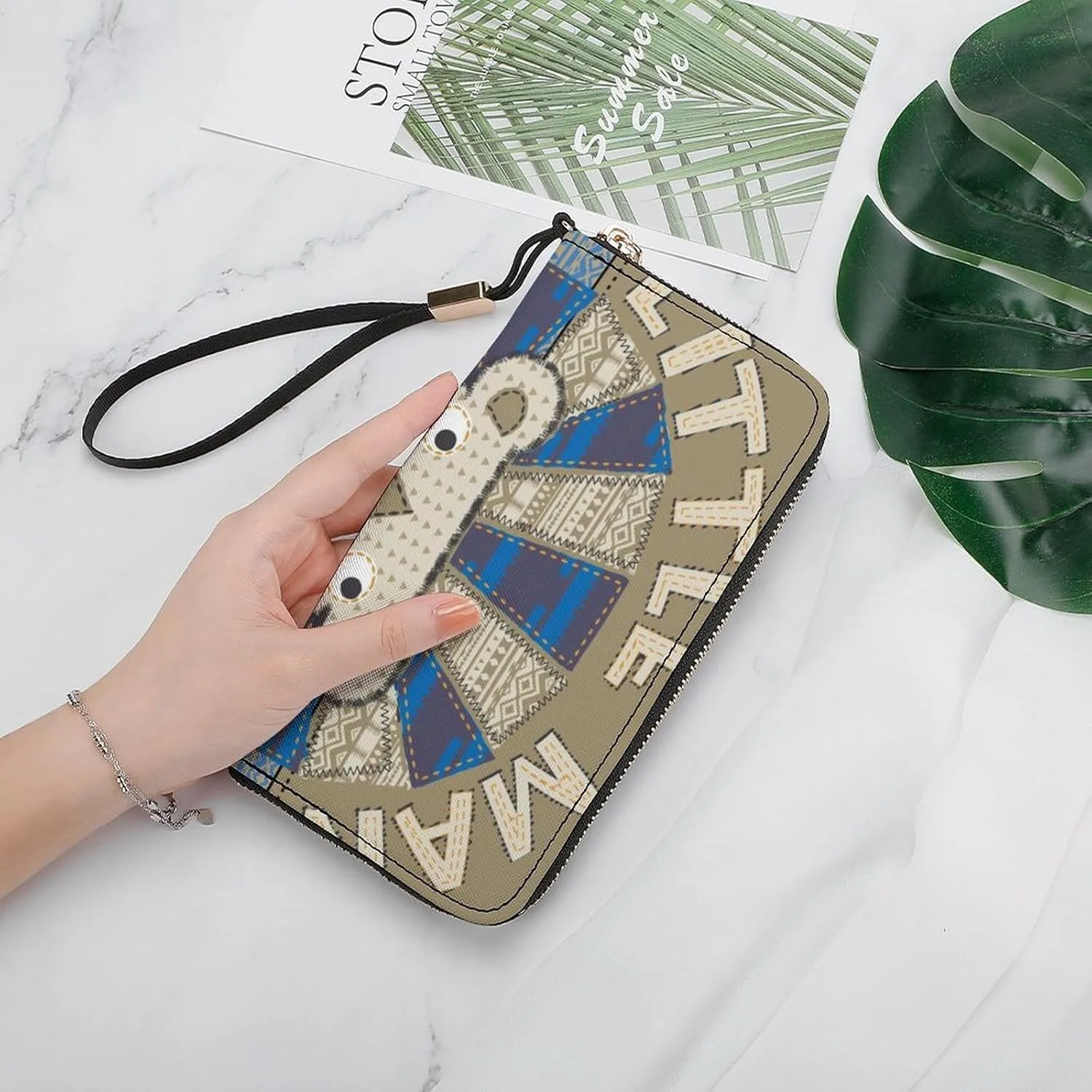 Luxury Long Handbag - PU Leather Large Capacity Clutch Purse with Multiple Card Slots | Elegant Travel Wallet, Party Evening Bag, Gift Box Included (Multiple Colors)