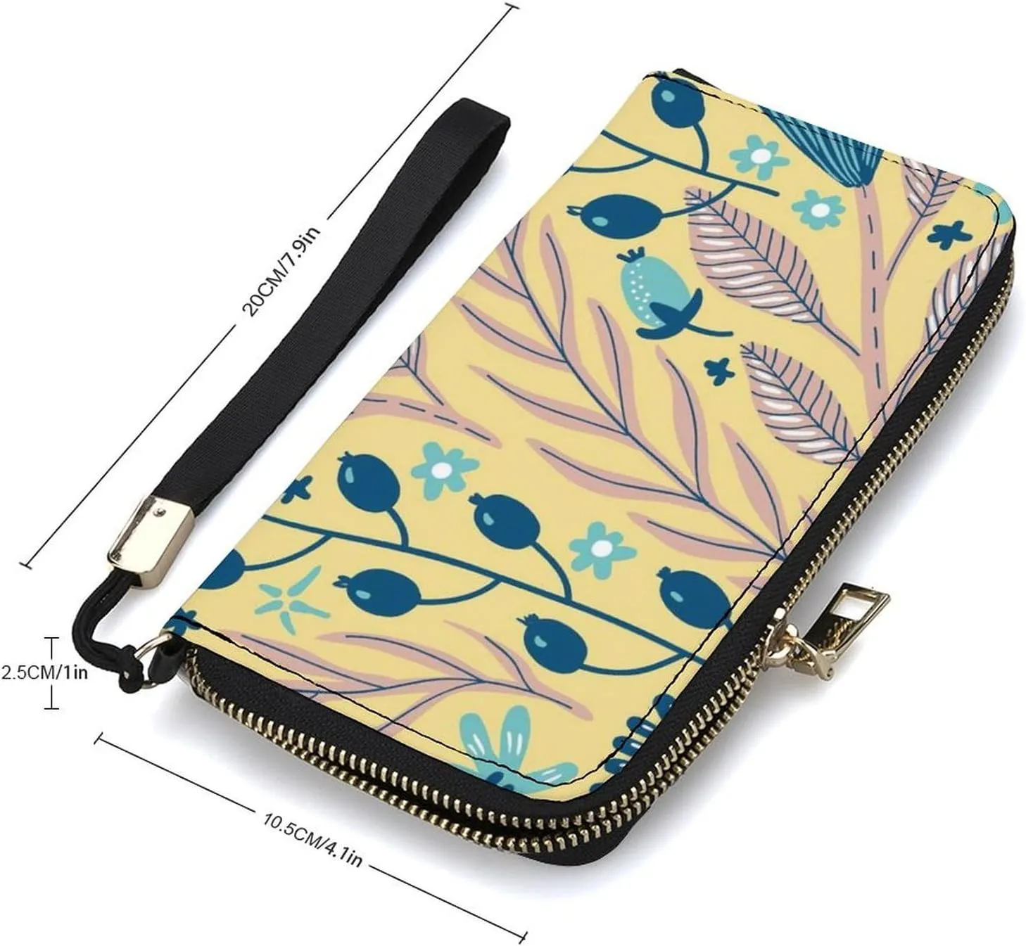 Luxury Long Handbag - PU Leather Large Capacity Clutch Purse with Multiple Card Slots | Elegant Travel Wallet, Party Evening Bag, Gift Box Included (Multiple Colors)