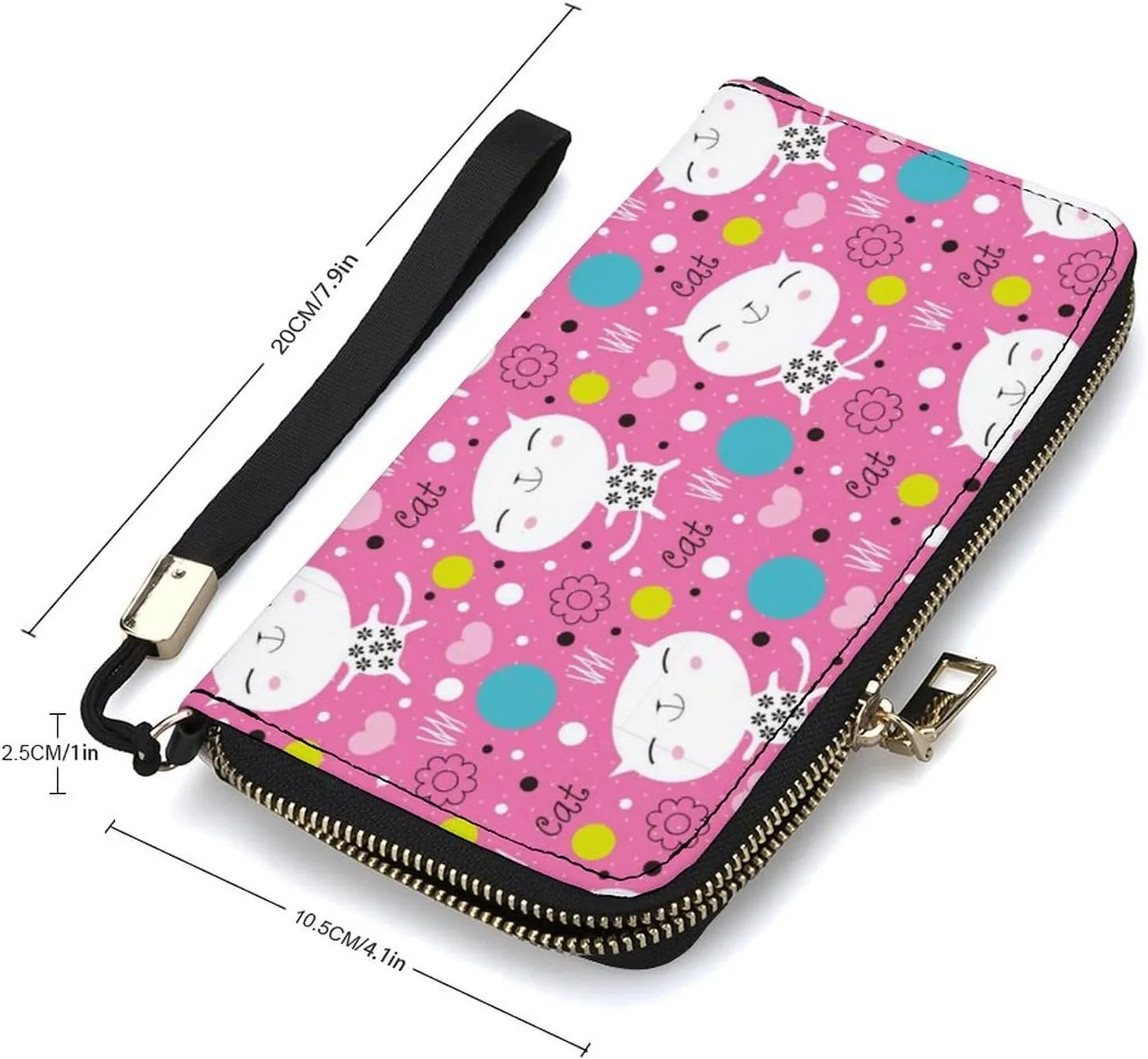 Luxury Long Handbag - PU Leather Large Capacity Clutch Purse with Multiple Card Slots | Elegant Travel Wallet, Party Evening Bag, Gift Box Included (Multiple Colors)