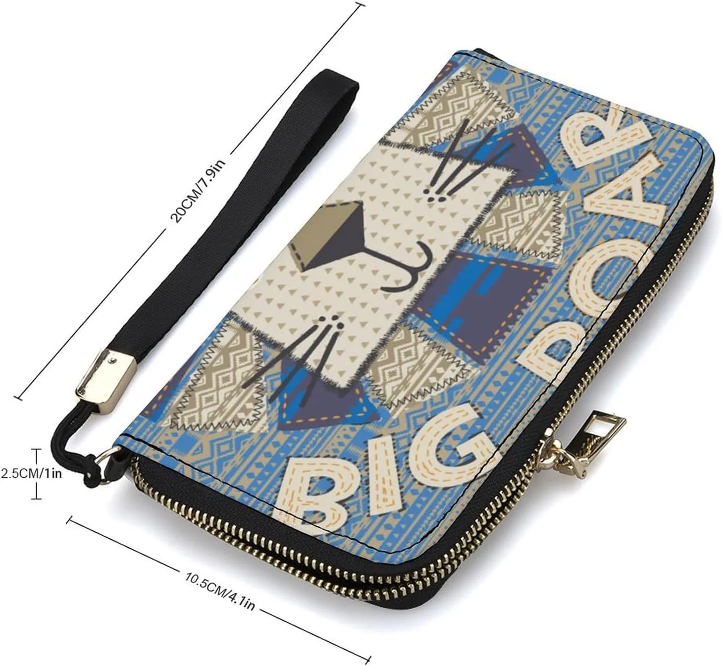 Luxury Long Handbag - PU Leather Large Capacity Clutch Purse with Multiple Card Slots | Elegant Travel Wallet, Party Evening Bag, Gift Box Included (Multiple Colors)