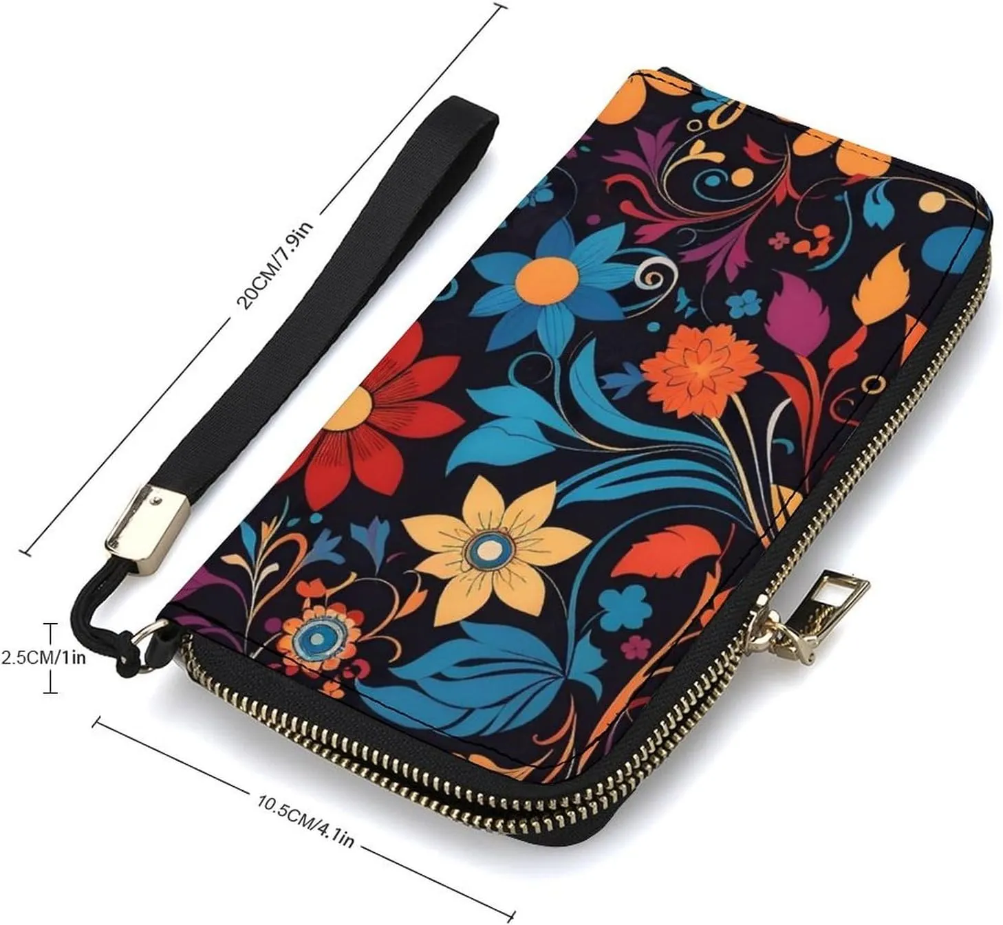 Luxury Long Handbag - PU Leather Large Capacity Clutch Purse with Multiple Card Slots | Elegant Travel Wallet, Party Evening Bag, Gift Box Included (Multiple Colors)