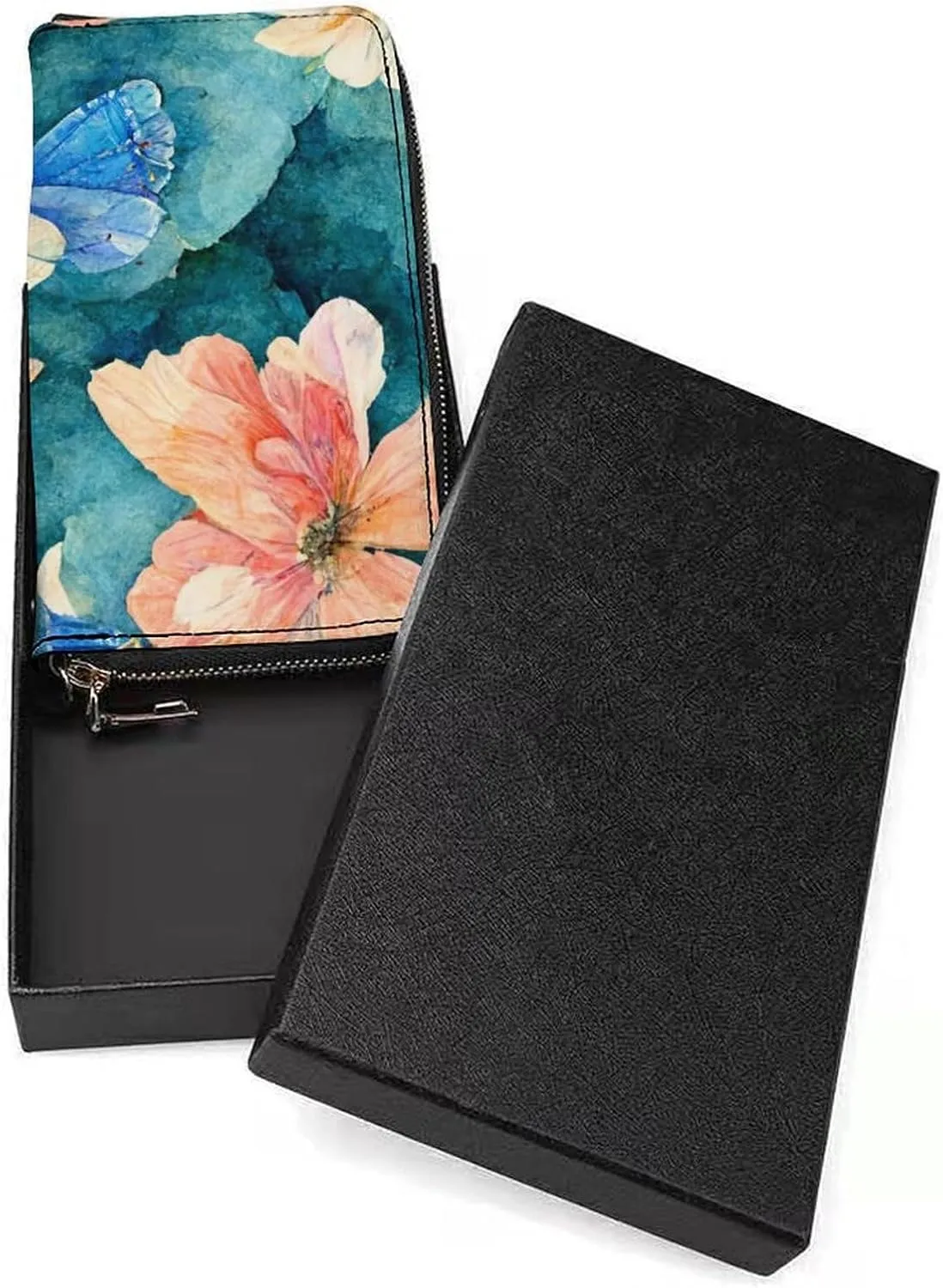 Luxury Long Handbag - PU Leather Large Capacity Clutch Purse with Multiple Card Slots | Elegant Travel Wallet, Party Evening Bag, Gift Box Included (Multiple Colors)