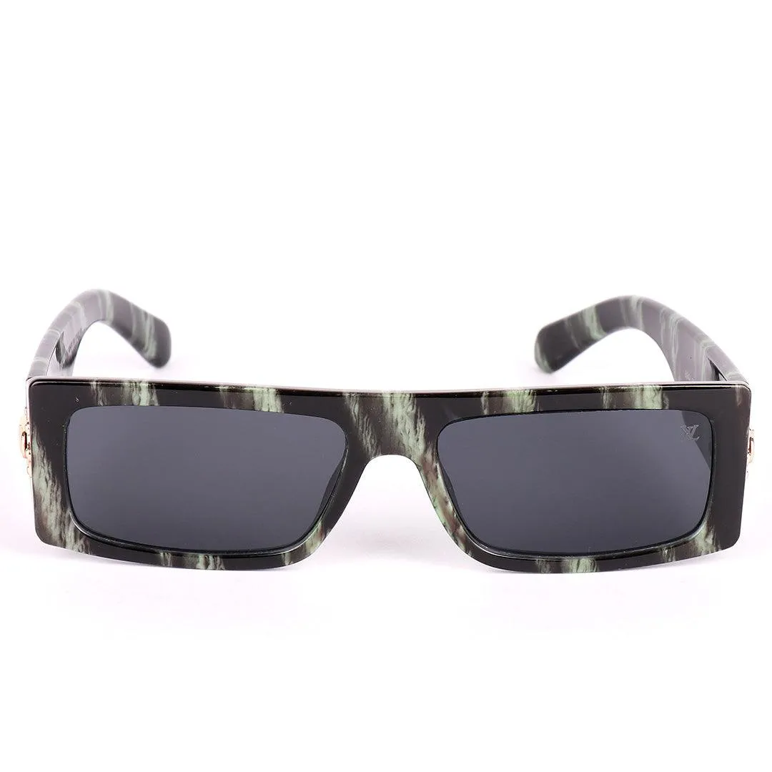 LV Lock Designed Marble Sunglasses