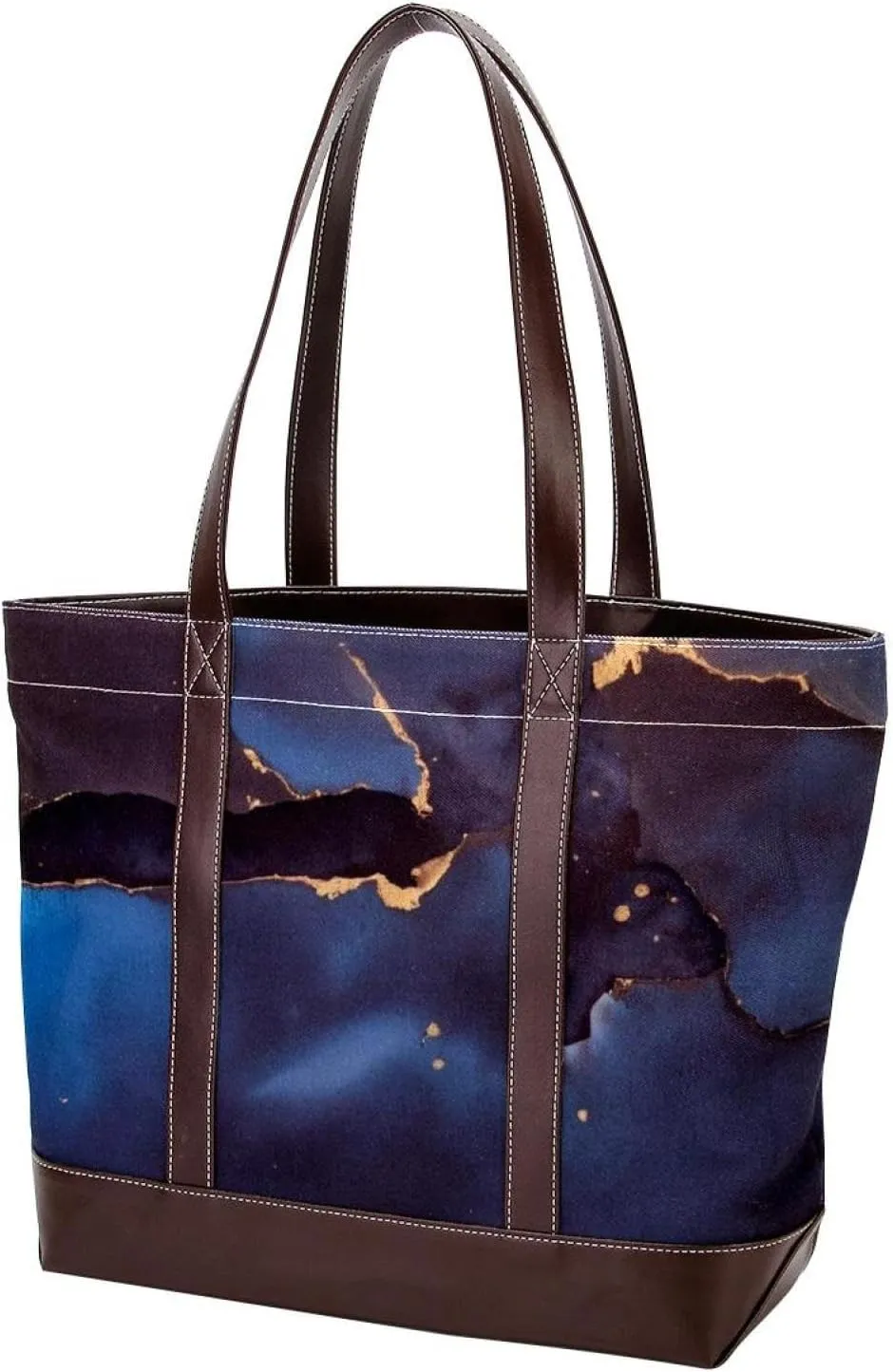 Marble Texture-1369 Tote Bags Durable Leather Canvas Purses and Handbags for Women Top Handle Shoulder Satchel Hobo Bags