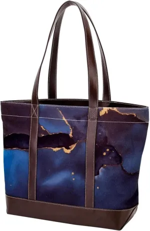 Marble Texture-1369 Tote Bags Durable Leather Canvas Purses and Handbags for Women Top Handle Shoulder Satchel Hobo Bags