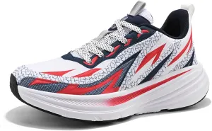 Men's High Top Lace Up Anti Slip Graffiti Basketball Shoes, Arch Support Casual Men's Breathable Running Shoes, Fitness Cushioning Training Shoes
