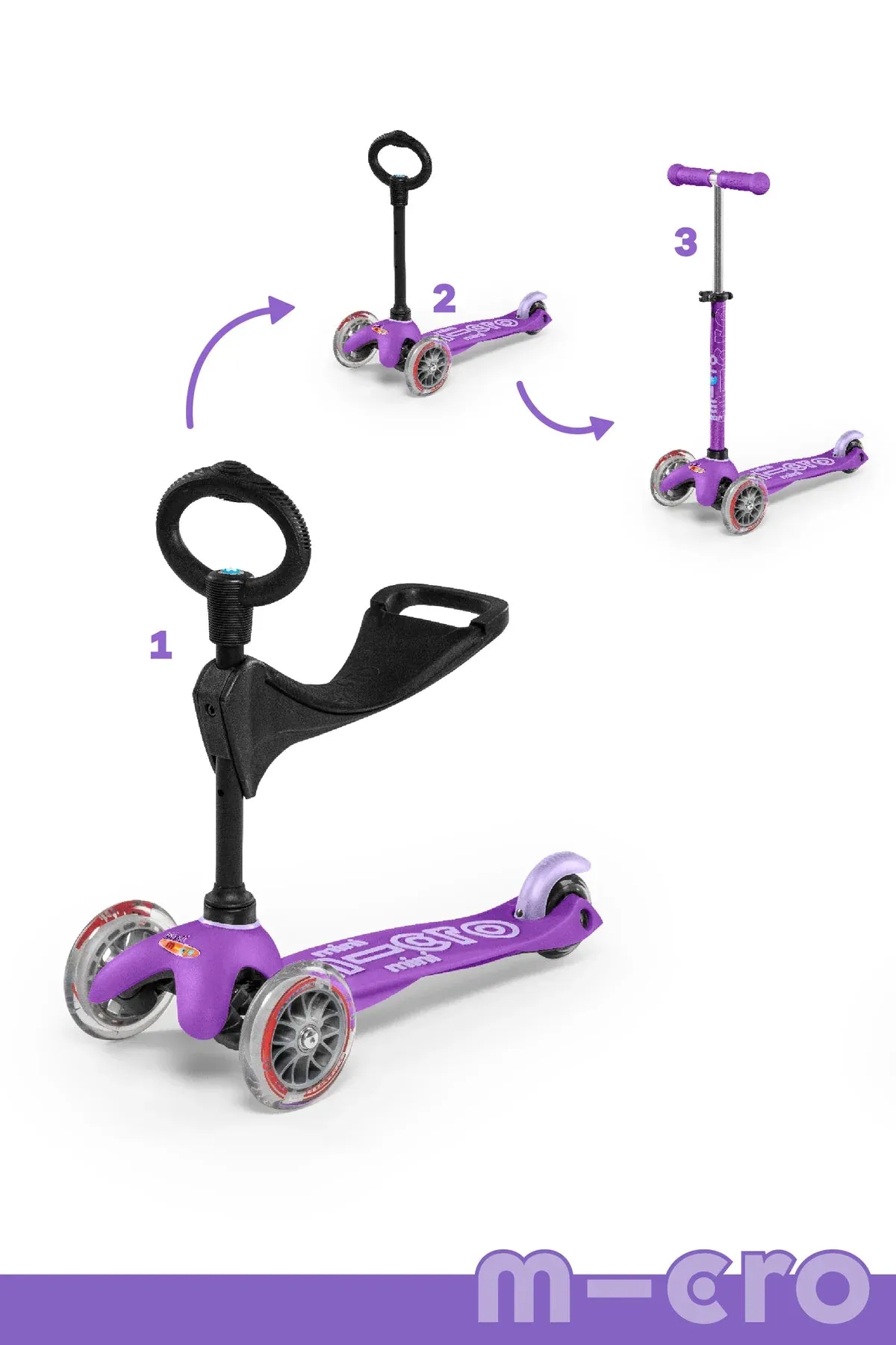 Micro Mini 3-in-1 Deluxe Scooter