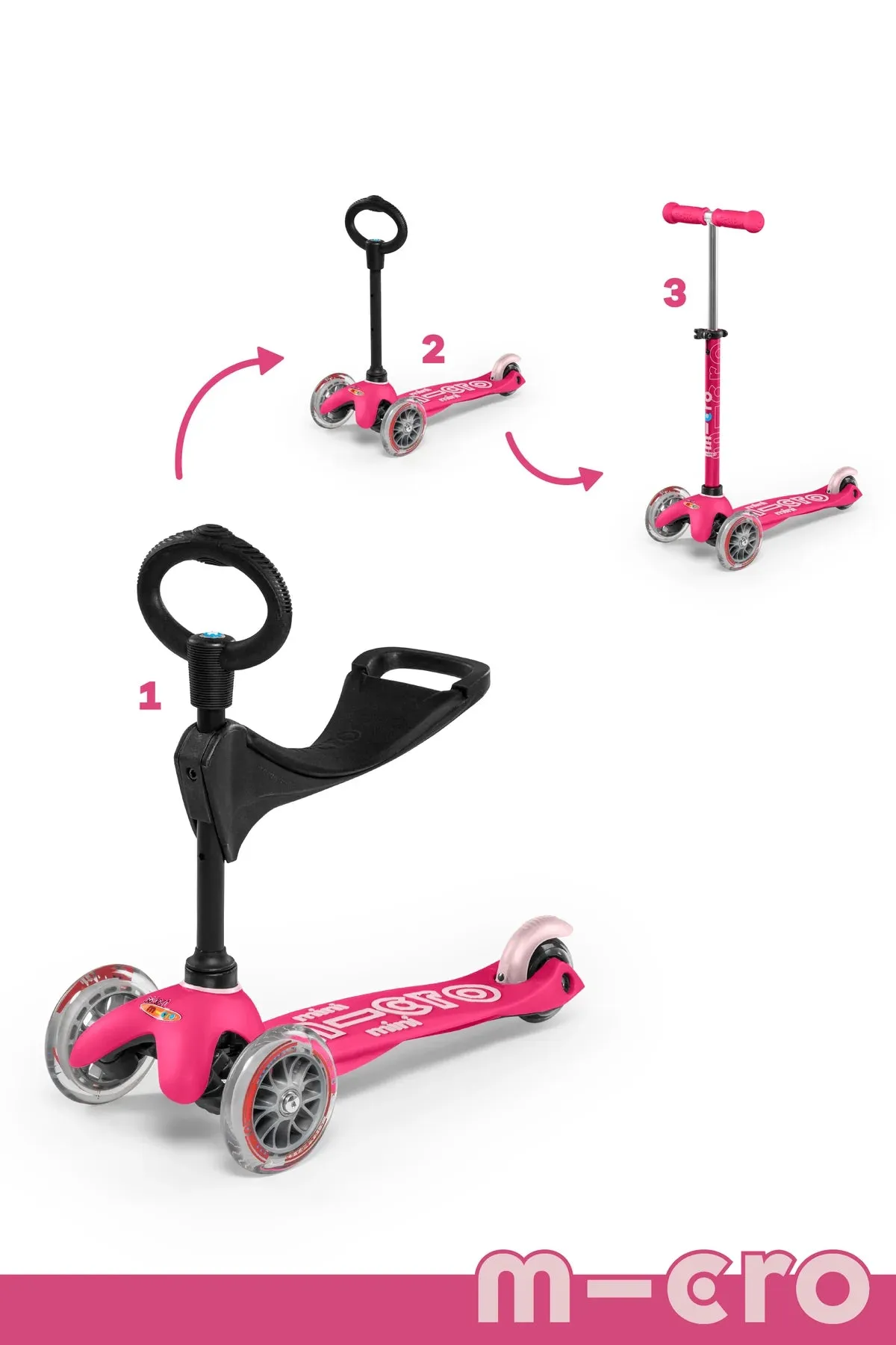 Micro Mini 3-in-1 Deluxe Scooter
