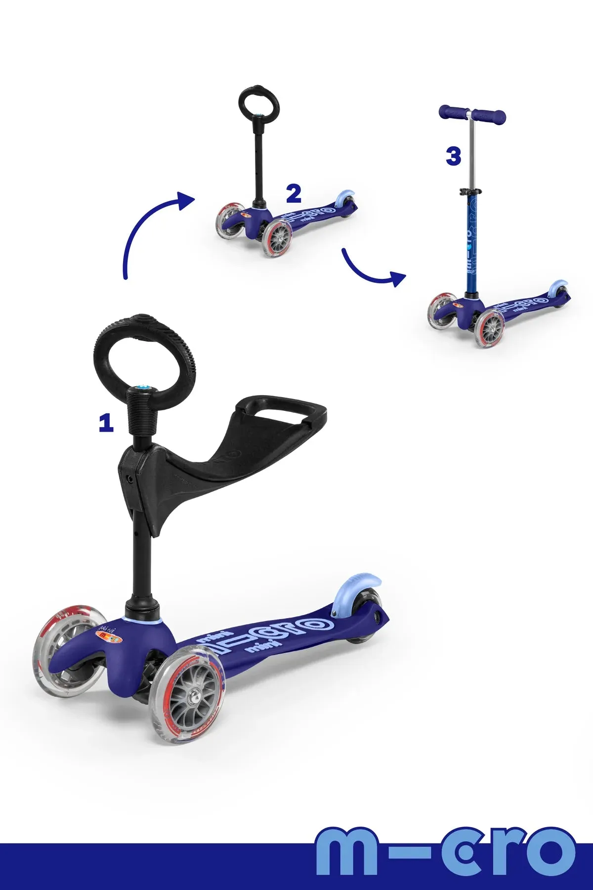 Micro Mini 3-in-1 Deluxe Scooter