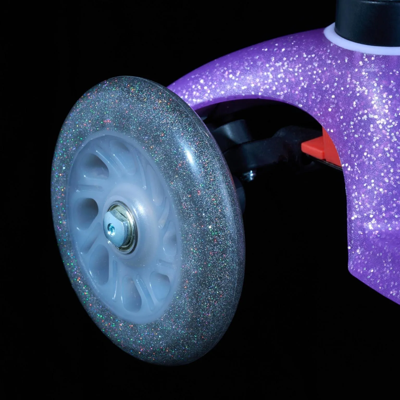 Micro Scooters Glitter Mini Micro Scooter Deluxe LED - Purple