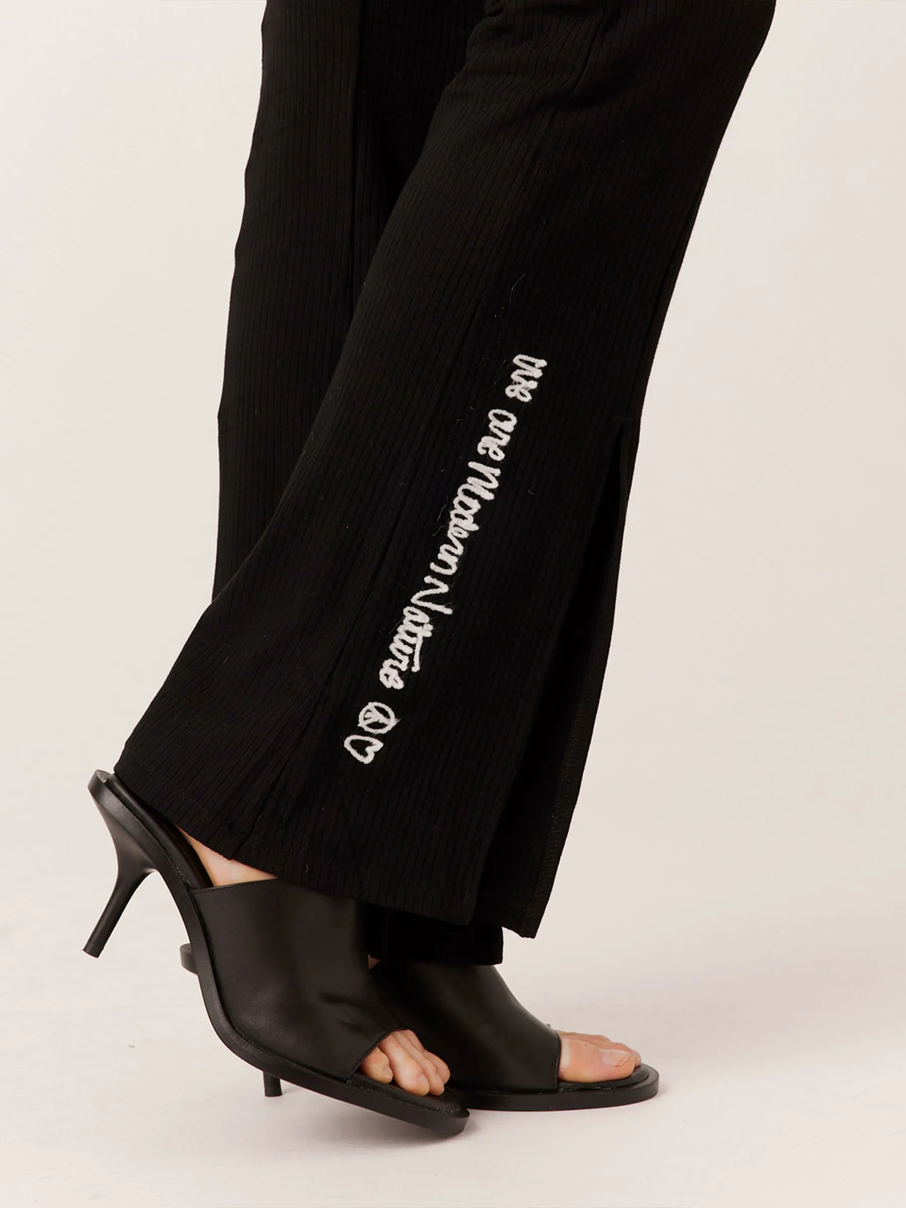 MONAT BLACK FLARE PANT