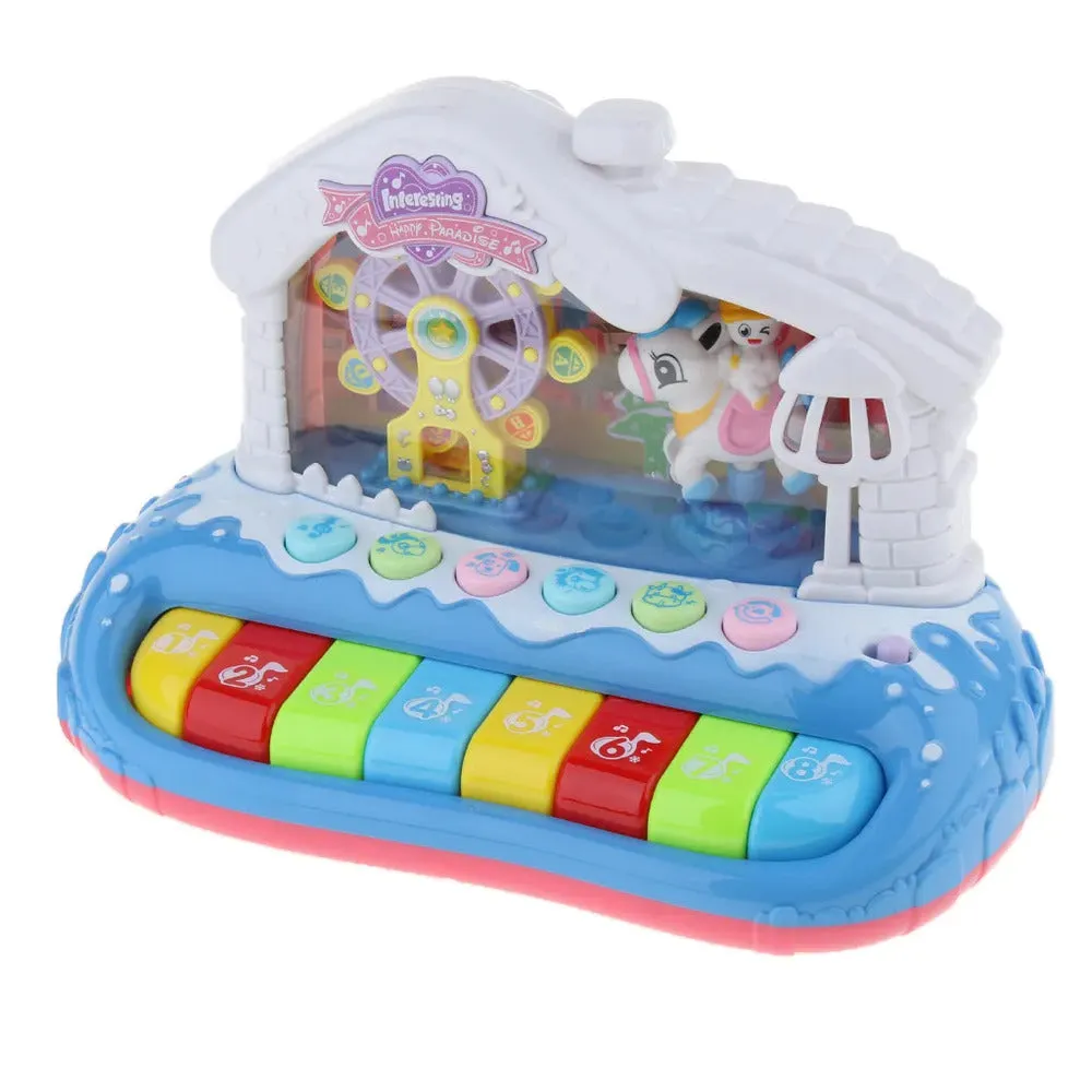 Musical Ferris Wheel Piano Keyboard with Lights & Melodies