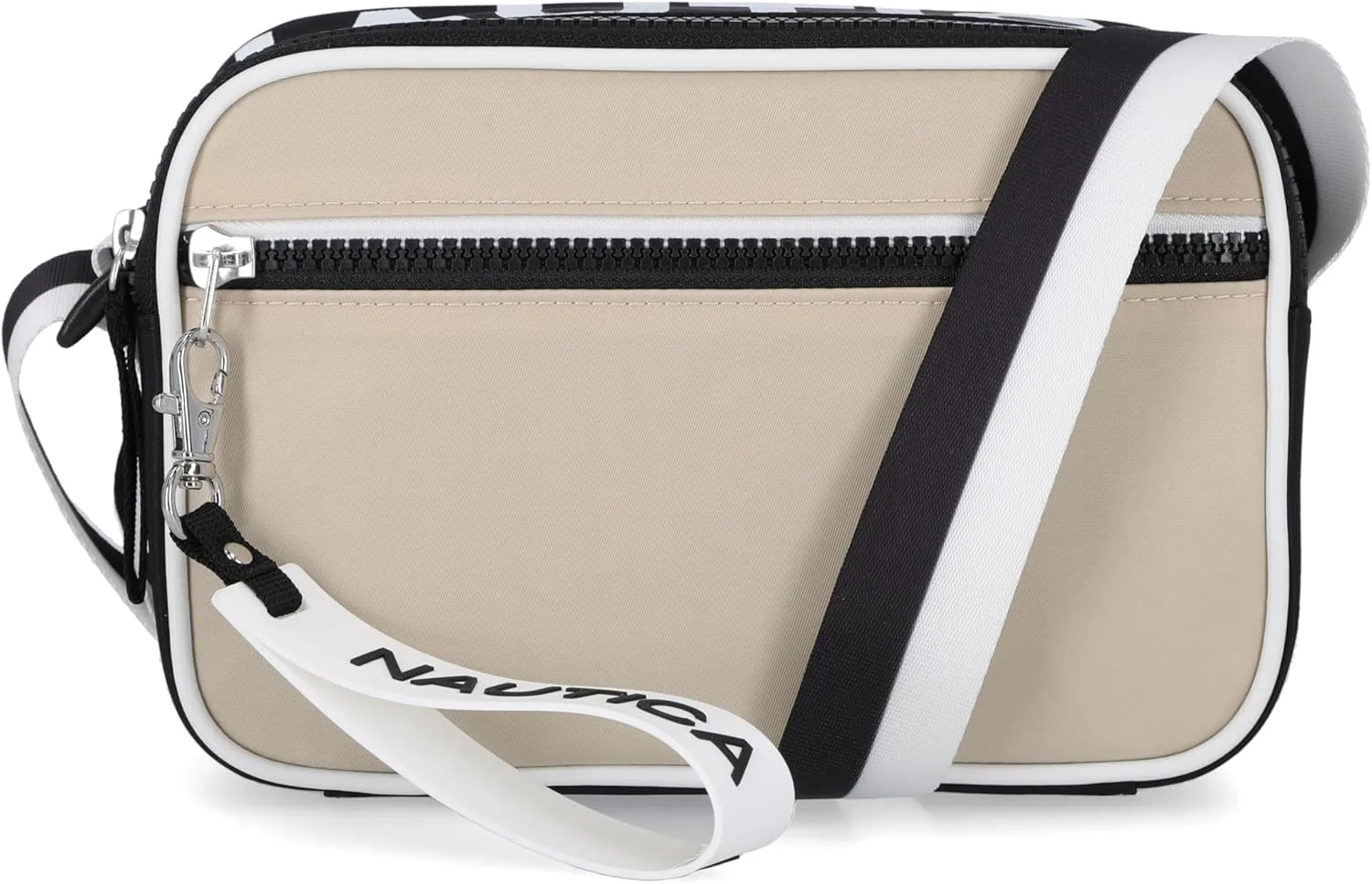 Nautica High Seas Camera Crossbody, Bilateral Oatmeal